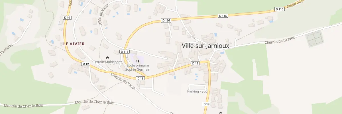 Plan du 114 Rte de Jarnioux à Ville-sur-Jarnioux