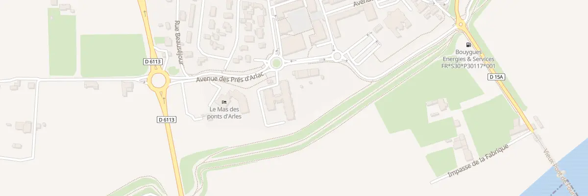 Plan du 8 Av des Prés d’Arlac à Fourques