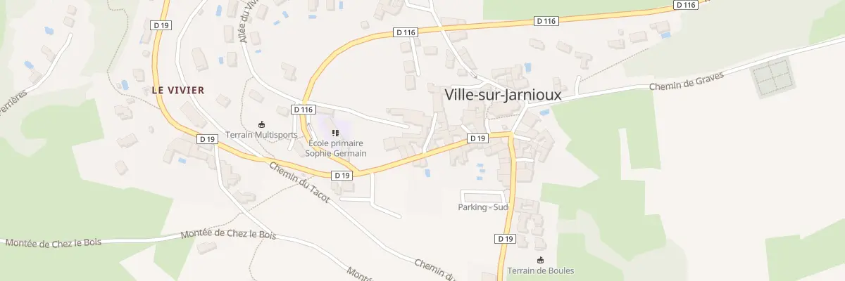 Plan du 288 Le Bourg à Ville-sur-Jarnioux