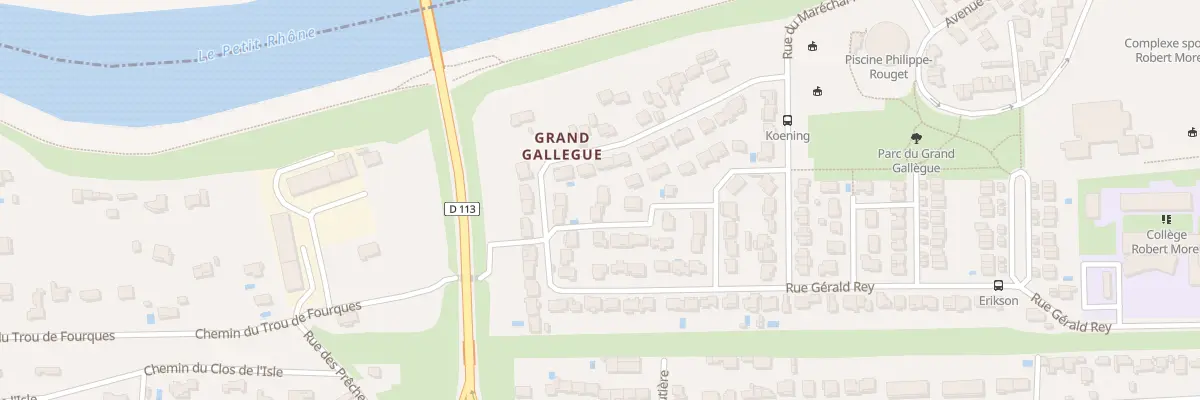 Plan du 28 Rue du Cdt Abat à Arles
