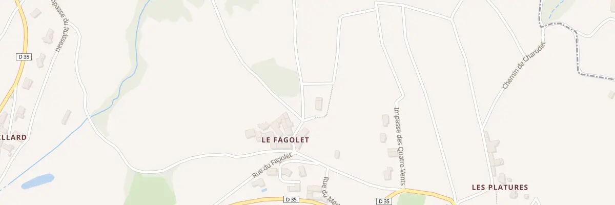 Plan du 58 Che de Geingeat à Vaux-en-Beaujolais
