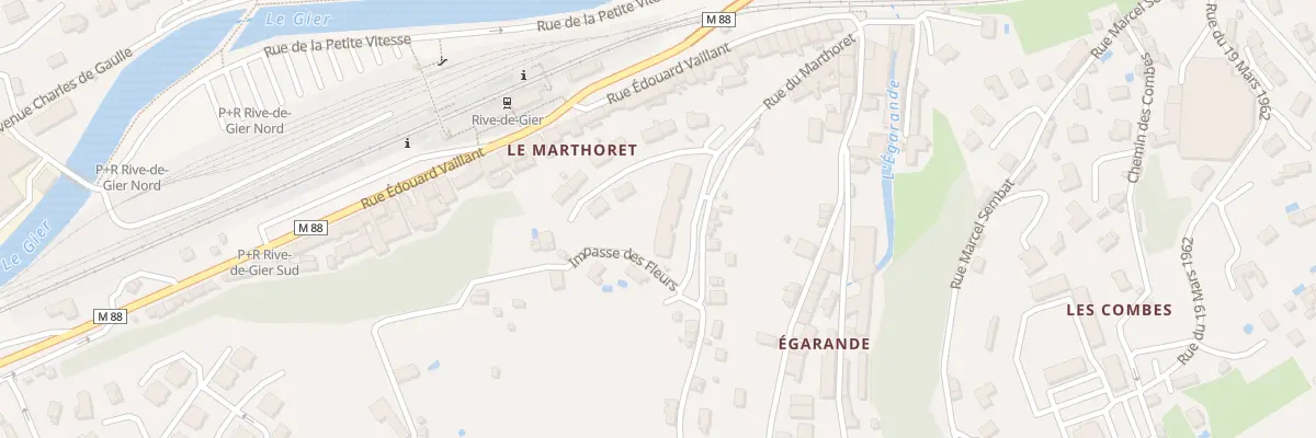 Plan du 24 Rue de Marthoret à Rive-de-Gier