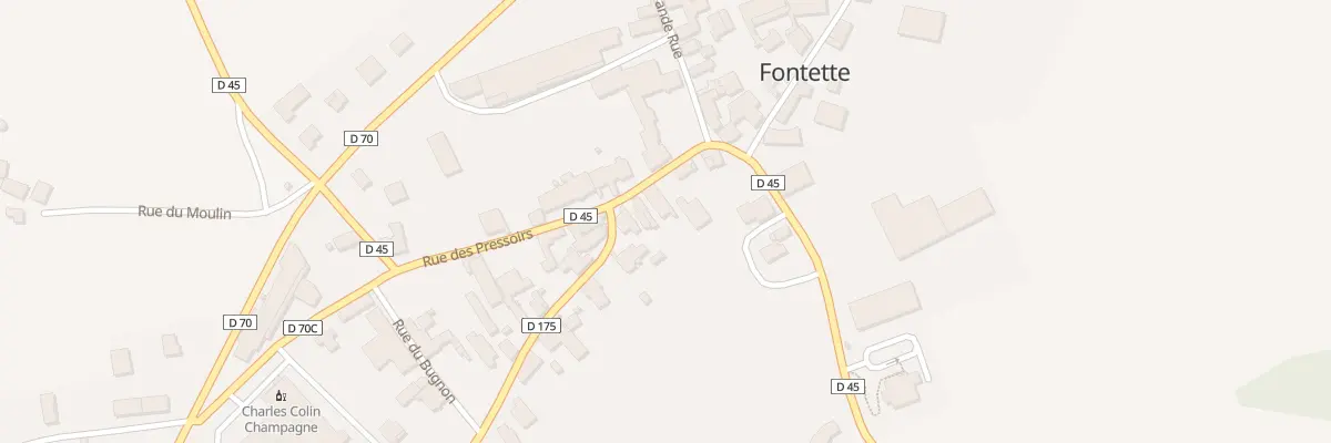 Plan du 5 Rue des Pressoirs à Fontette