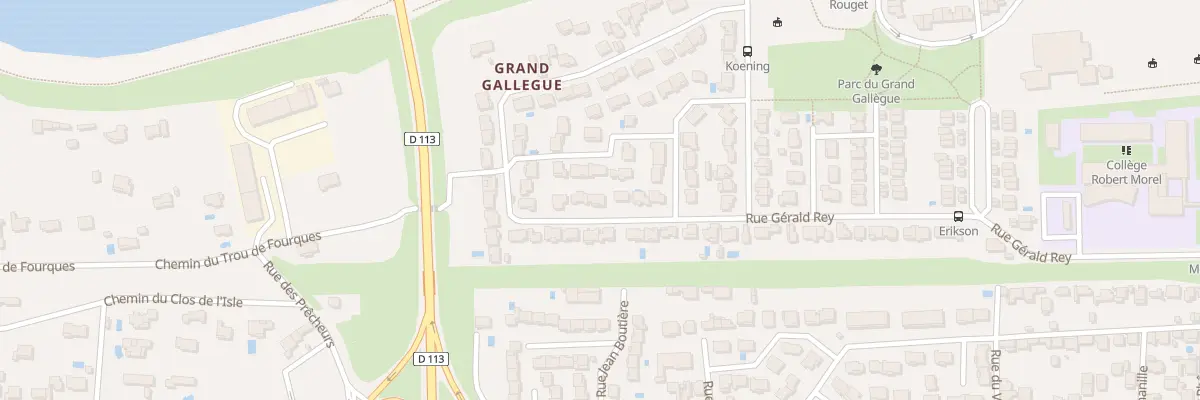 Plan du 30 Rue Gérald Rey à Arles