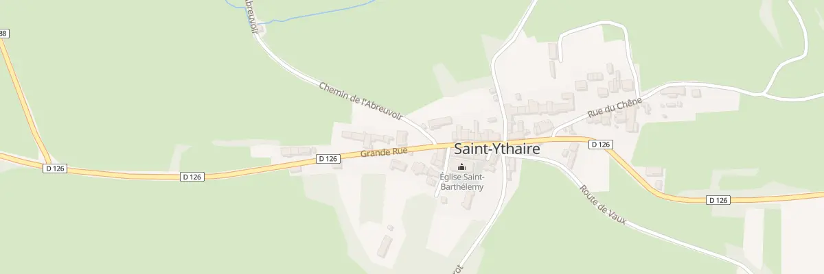 Plan du 5026 Le Bourg - St Ythaire à Bonnay-Saint-Ythaire