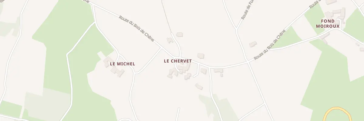 Plan du 1435 Rte du Bois du Chene à Cogny