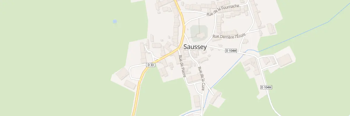 Plan du 9 Grande Rue à Saussey