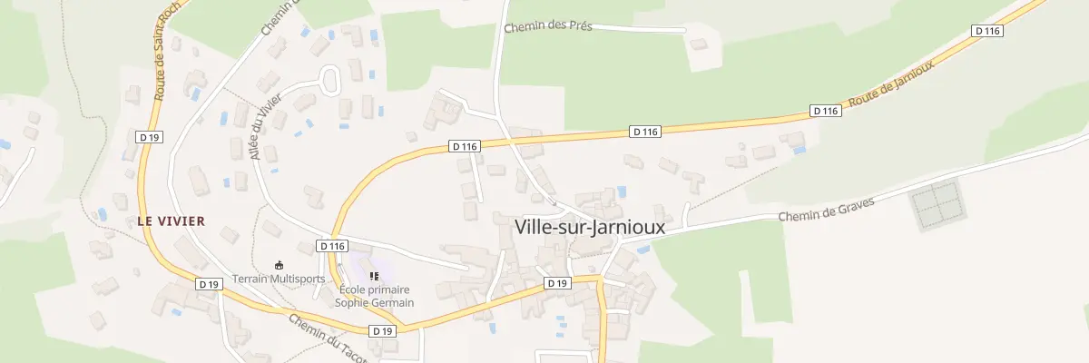 Plan du 134 Rue de la Mairie à Ville-sur-Jarnioux