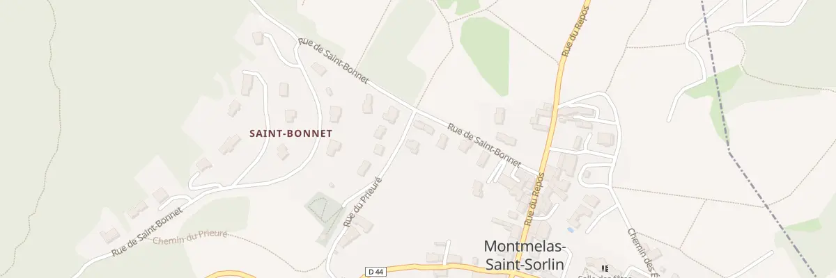 Plan du 210 Rue du Prieuré à Montmelas-Saint-Sorlin