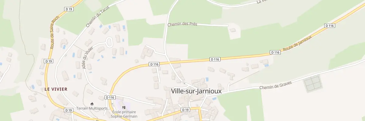 Plan du 329 Rte de Jarnioux à Ville-sur-Jarnioux