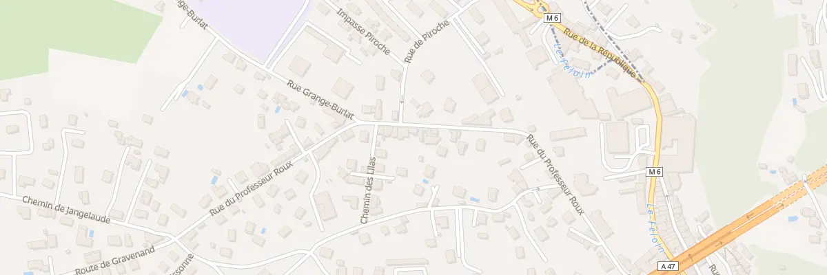 Plan du 55 Rue du Professeur Roux à Rive-de-Gier