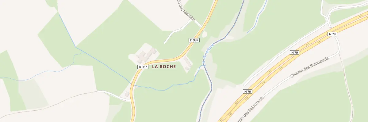 Plan du 971 Rte de Clermain à Mazille