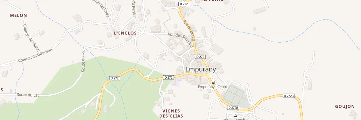 Plan du 230 Rue des Servolles à Empurany
