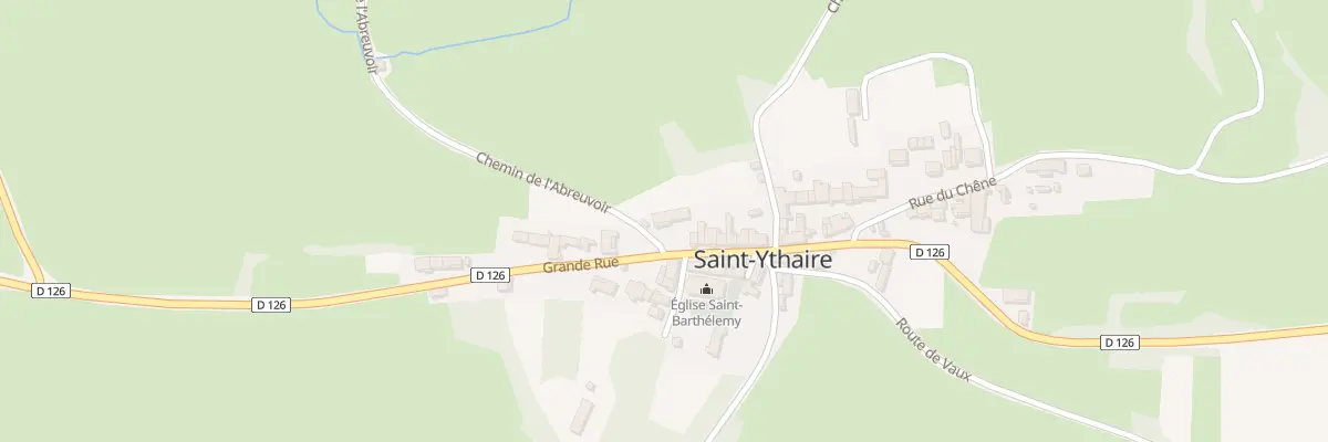 Plan du 5025 Le Bourg - Saint Ythaire à Bonnay-Saint-Ythaire