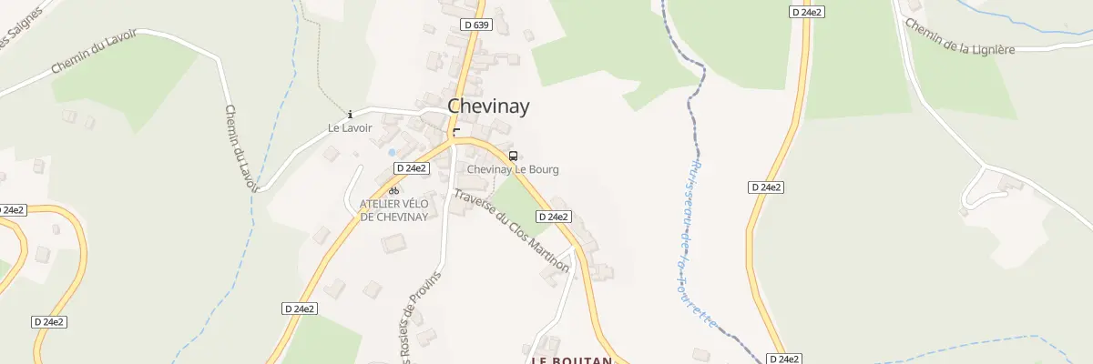 Plan du 5002 Le Bourg à Chevinay