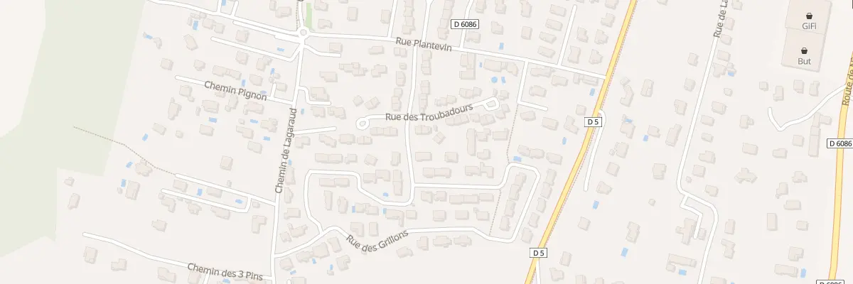 Plan du 23 Rue des Troubadours à Bagnols-sur-Cèze