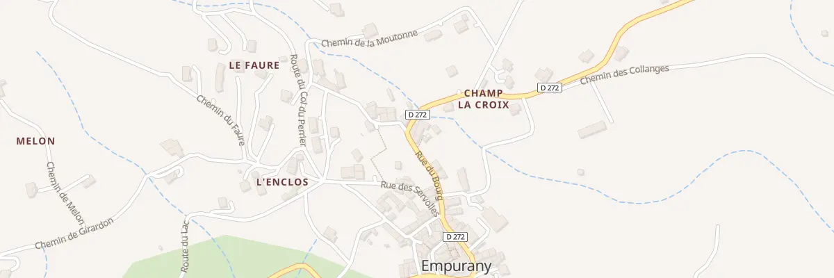 Plan du 130 Rue du Bourg à Empurany