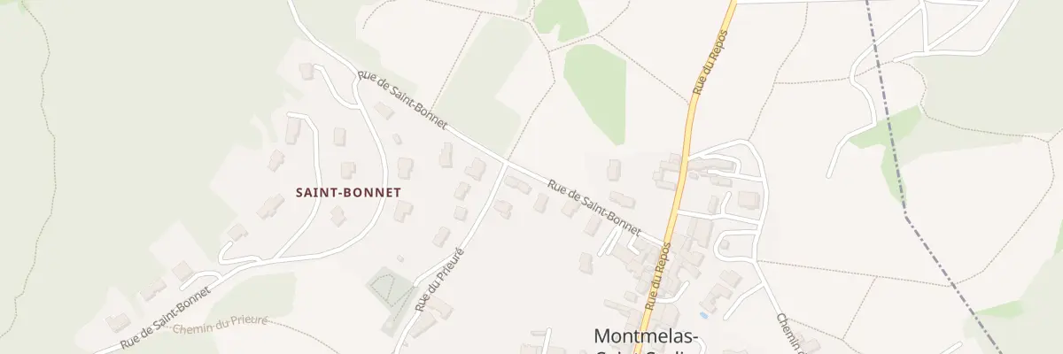 Plan du 5130 Saint Bonnet à Montmelas-Saint-Sorlin