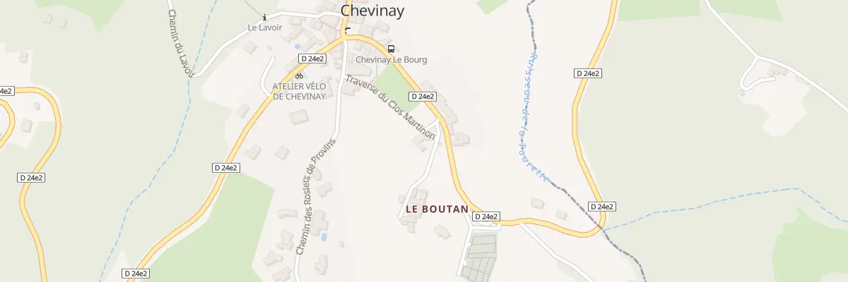 Plan du 128 Tra du Clos Martinon à Chevinay