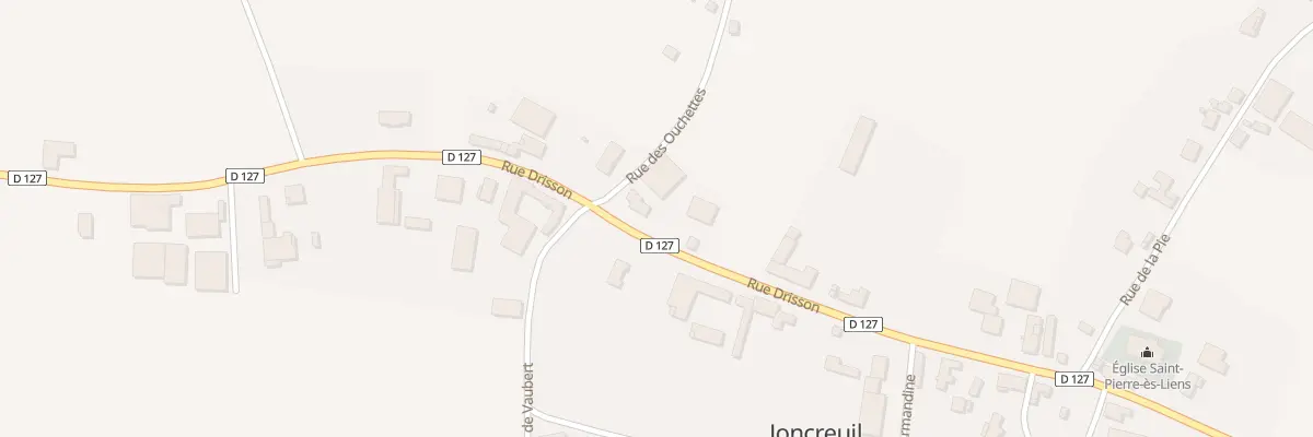Plan du 23 Rue Drisson à Joncreuil