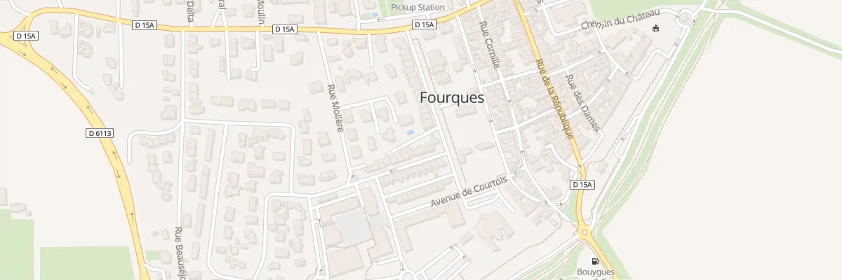 Plan du 5 Rue Etienne Courlas à Fourques