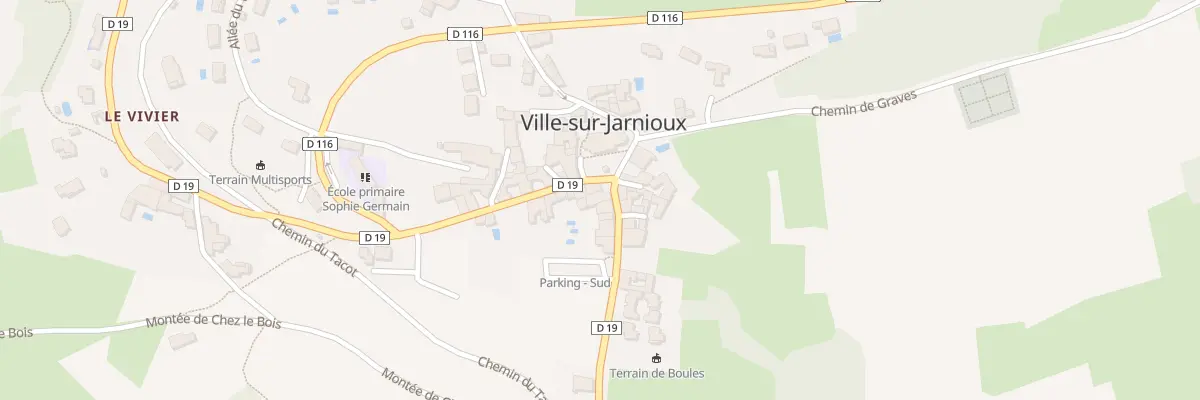 Plan du 10 Rte de Theizé à Ville-sur-Jarnioux