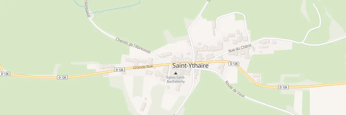 Plan du 5024 Le Bourg - Saint Ythaire à Bonnay-Saint-Ythaire