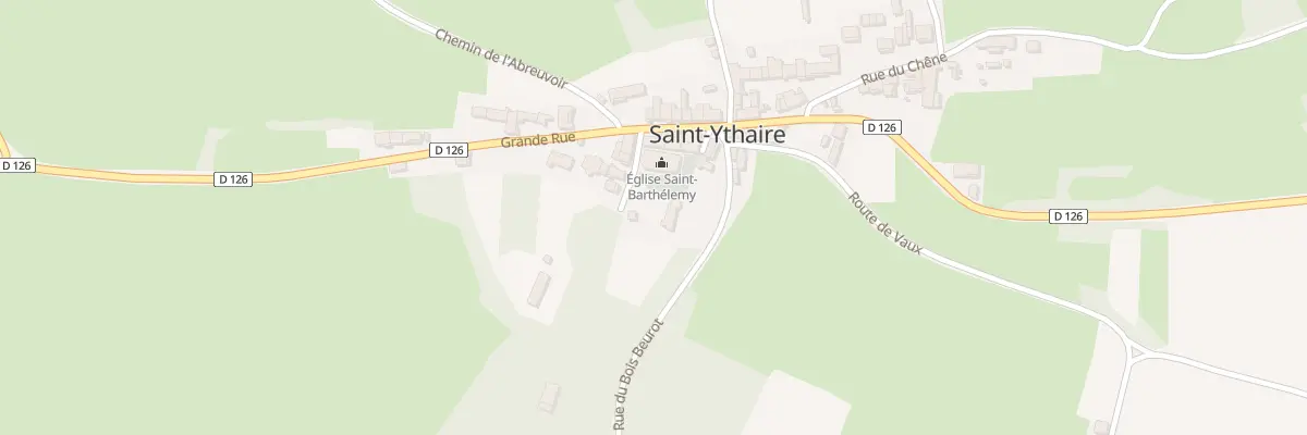 Plan du 5038 Le Bourg - St Ythaire à Bonnay-Saint-Ythaire