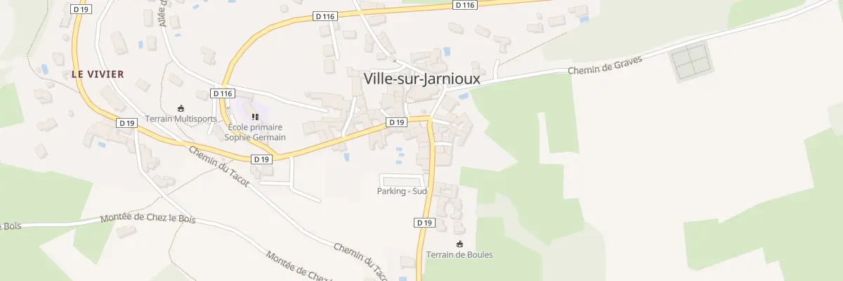 Plan du 24 Rte de Theizé à Ville-sur-Jarnioux