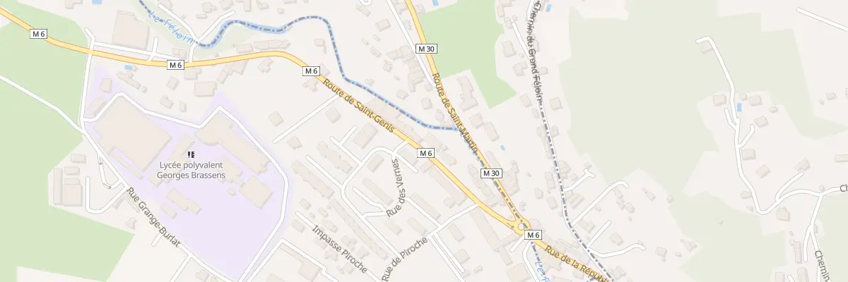 Plan du 8 Rte de Saint Genis à Rive-de-Gier