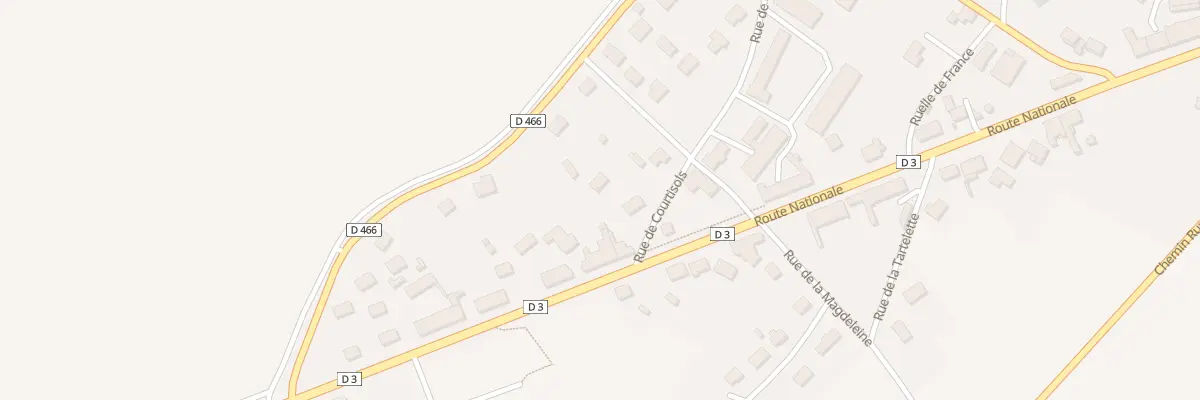 Plan du 5082 Rue de Courtisols à Tilloy-et-Bellay