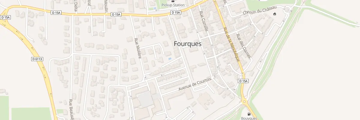 Plan du 1 Rue Etienne Courlas à Fourques