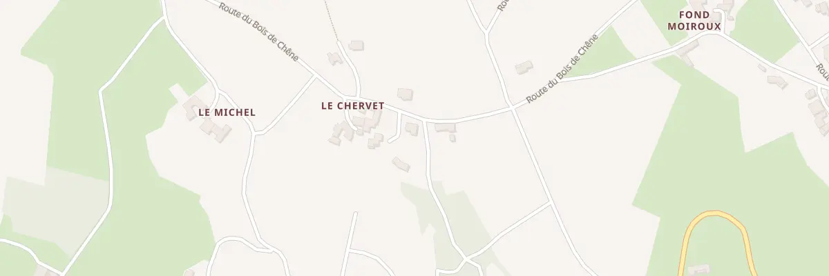 Plan du 1341 Rte du Bois du Chene à Cogny