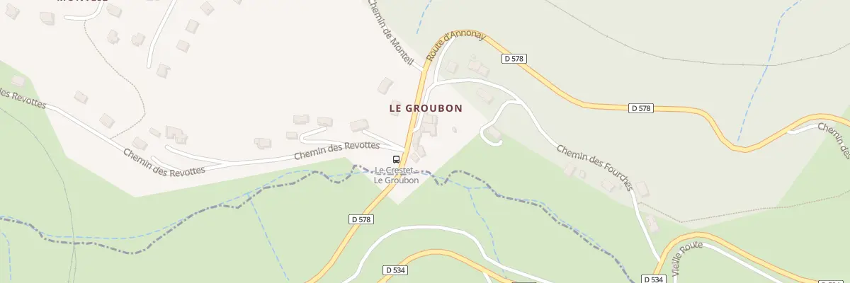 Plan du 50 Rte d’Annonay au Crestet
