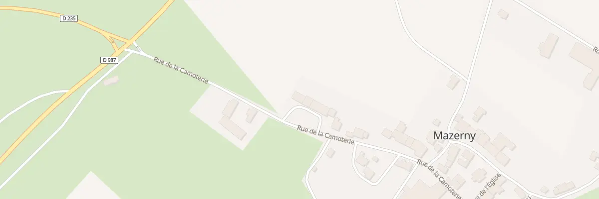 Plan du 18 Rue de la Camoterie à Wignicourt