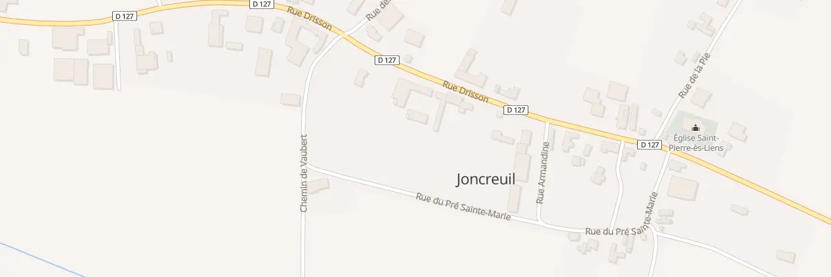 Plan du 26 Rue Drisson à Joncreuil