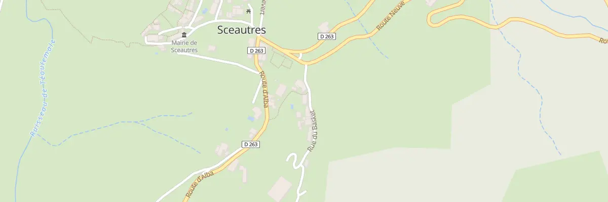 Plan du 58 Rue du Basket à Sceautres