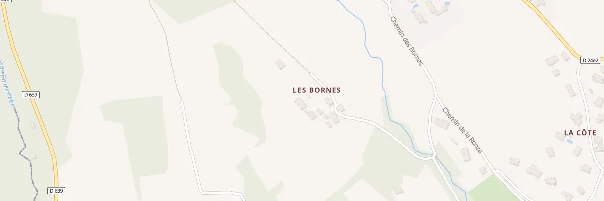 Plan du 5063 Les Bornes à Saint-Pierre-la-Palud