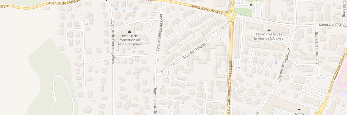 Plan du 36 Rue des Tilleuls à Bagnols-sur-Cèze