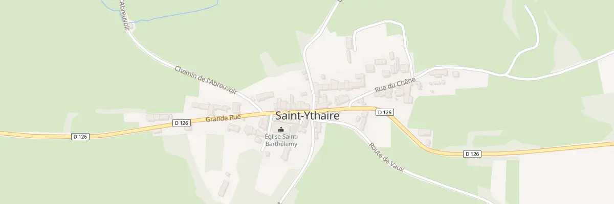 Plan du 5018 Le Bourg - St Ythaire à Bonnay-Saint-Ythaire