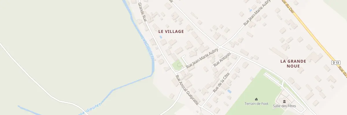 Plan du 2 Gr Grande Rue à Bignicourt-sur-Marne