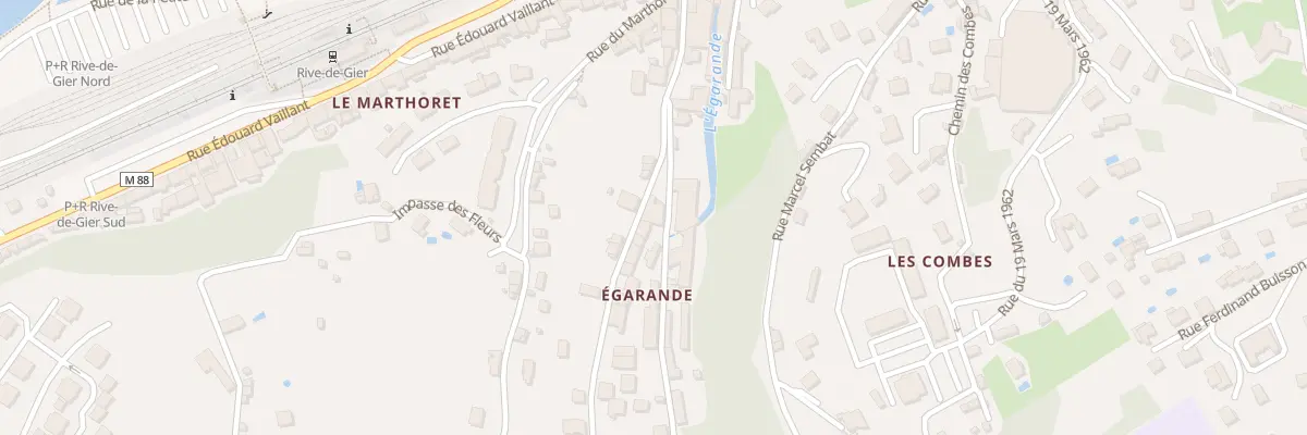 Plan du 1B Rte de Farnay à Rive-de-Gier