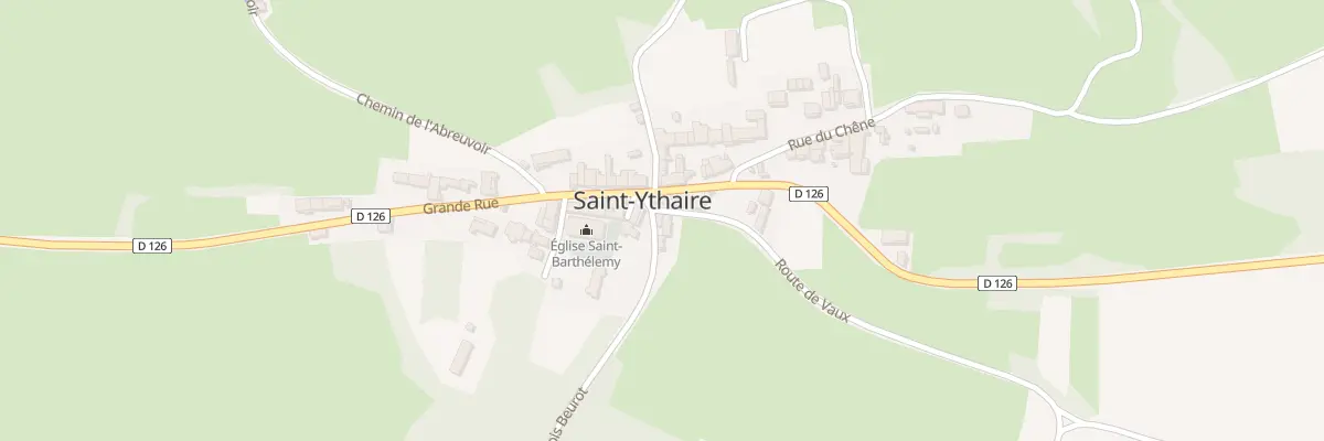 Plan du 5155F Le Bourg - St Ythaire à Bonnay-Saint-Ythaire