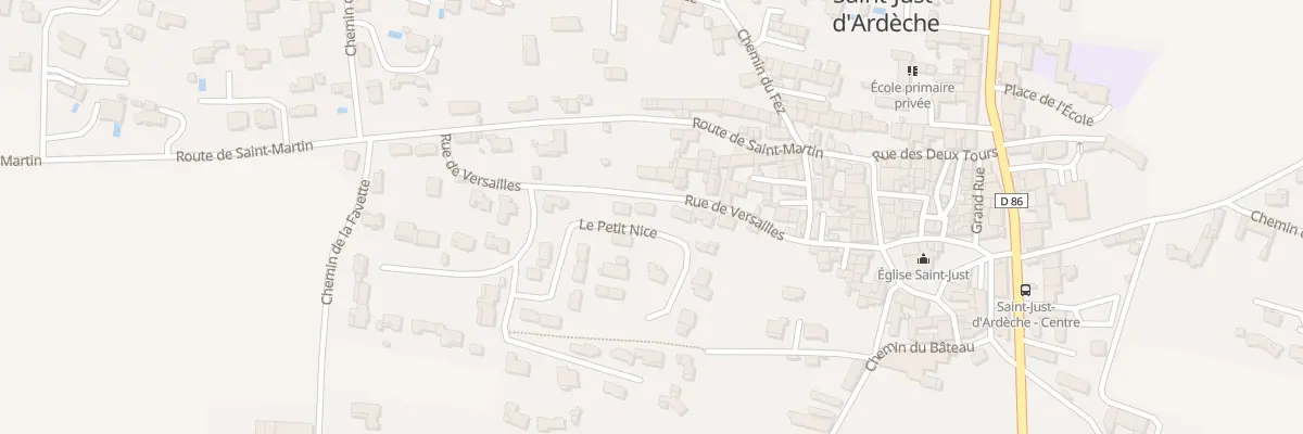 Plan du 145 Le Petit Nice à Saint-Just-d’Ardèche