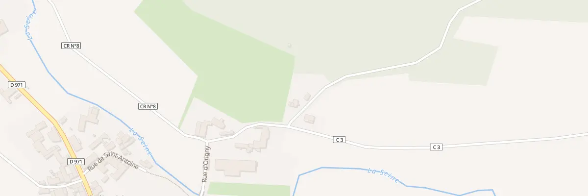 Plan du 5083 Les Ouches à Saint-Marc-sur-Seine