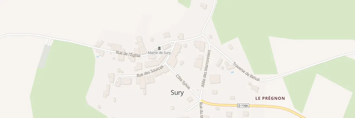 Plan du 4 Rue des Sources à Sury
