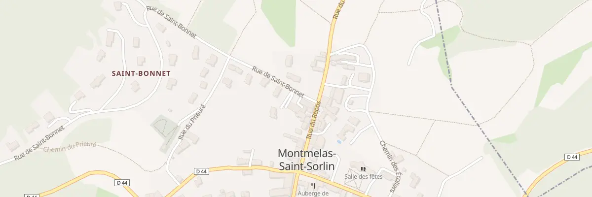 Plan du 35 Rue de Saint-Bonnet à Montmelas-Saint-Sorlin