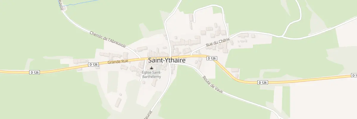 Plan du 5046 Le Bourg - St Ythaire à Bonnay-Saint-Ythaire