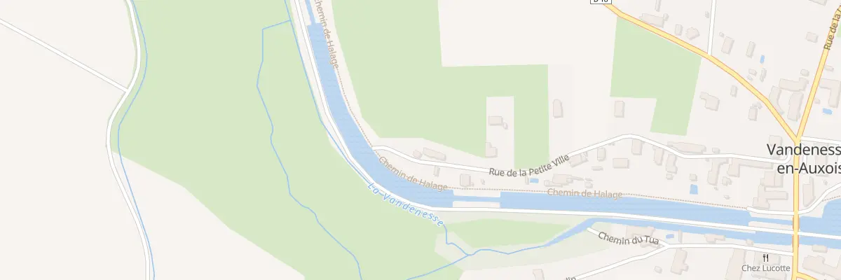 Plan du 20 Rue de la Petite Ville à Vandenesse-en-Auxois