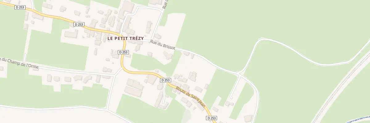 Plan du 6 Rue du Brissot à Saint-Jean-de-Trézy